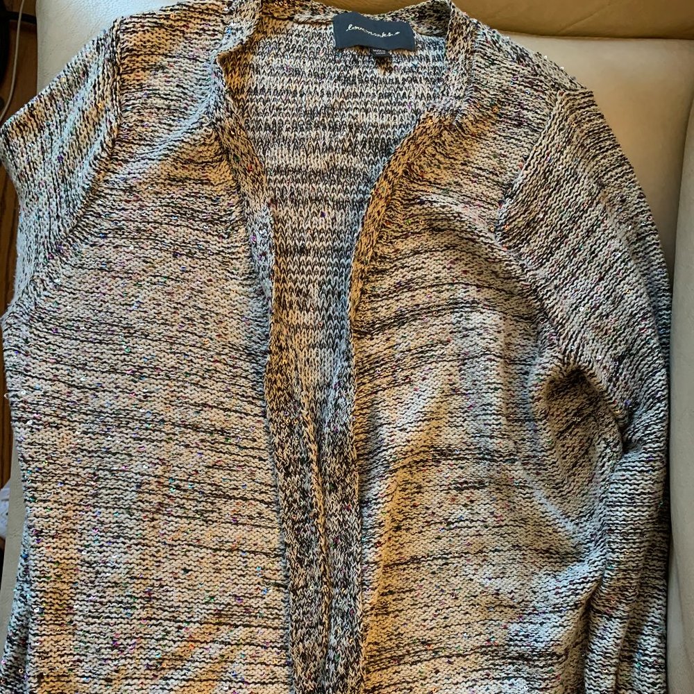 Cardigan that hits below bottom